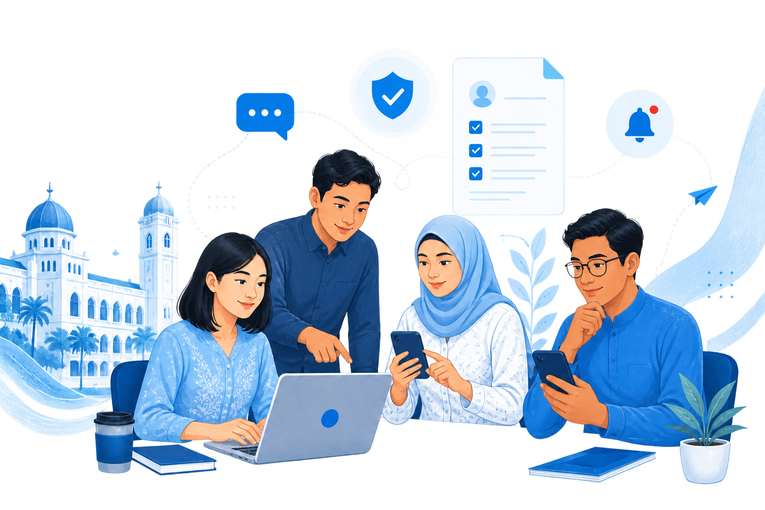 Illustration of feedback and complaint management